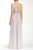 Sue Wong - Sequined Scoop Neck Chiffon Dress N4438 in Silver