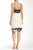 Sue Wong - Floral Embroidered Trim Sheath Dress R5105 in White