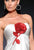 Lara Dresses - Ruched Sweetheart A-Line Dress 31023 in White and Red