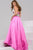 Strapless Sweetheart Floral Print Ballgown 39467