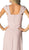 Cinderella Divine - Cap Sleeve Pleated Bodice A-Line Long Formal Dress