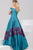 Off Shoulder Long Dress with Floral Print 39544