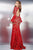 Bell Sleeve Lace Prom Dress 35160