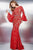 Bell Sleeve Lace Prom Dress 35160