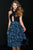Cutout Halter Style Knee Length Dress 39707