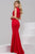 Tailored Jewel Sheath Gown with Side Cutouts 39773