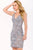 Lace Embellished V-Neck Sheath Dress 39822
