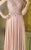 Alyce Paris Black Label - 29627 Asymmetrical Pleated Bodice Gown in Pink