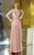 Alyce Paris Black Label - 29627 Asymmetrical Pleated Bodice Gown in Pink