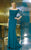 Alyce Paris - 29635 Quarter Sleeve Ruched Bodice Sheath Gown In Blue and Green