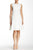 Sharagano - HW5S11TF1 Sleeveless Crochet Back Flare Jersey Dress in White