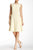 Sharagano - HW5S11TF1 Sleeveless Crochet Back Flare Jersey Dress in Pink in Green