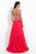 Intrigue - Strapless Sequin Embellished A-line Evening Gown 39 in Red