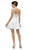 Dancing Queen - 9476 Jeweled Cap Sleeve Sweetheart Satin Cocktail Dress