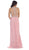Jeweled Sheer Halter Sheath Prom Dress