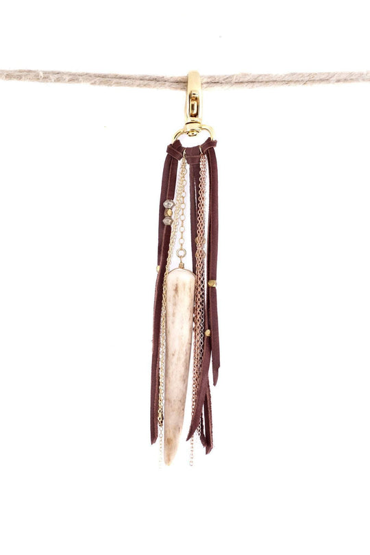 Heather Gardner - Antler Tip with Mixed Metal Purse Jewelry