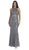 Halter Neck Full-length Embellished Sheath Prom Dress
