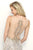 Blush - Embellished Illusion Neck Trumpet Gown 11243 in Neutral and Silver