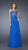 La Femme - Floral Lace Overlaid Sweetheart A-Line Gown 19834 In Blue