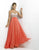 Blush - Ornate Sweetheart Empire A-Line Gown 9739 in Orange