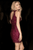 Scala - 48638 Embellished Halter Sheath Dress in Red