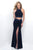 Two Piece Halter Top with Sarong Style Skirt Dress 11284