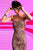 Janique - Spaghetti -Strap Sweetheart Soutache Mini Dress 2816006 in Beige