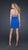La Femme - Crystal-Crusted Panel Sheath Cocktail Dress 17156 In Blue