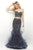 Blush - Sweetheart Tulle Mermaid Dress 11339 in Gray