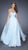 La Femme - Delicately Ornate Sweetheart A-Line Chiffon Gown 19726 In Blue