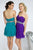 Strapless Twisted Ruched Sweetheart Short Dress with Jewel Waistband JVN90088