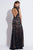 Striking Illusion  Plunging Neckline Long Lace Gown 78450