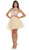 May Queen - Floral Halter A-line Cocktail Dress