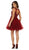 Embellished Jewel A-line Homecoming Dress