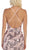 May Queen - RQ7666 Sequined Plunging V-Neck Sheath Gown In Pink