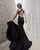 Jasz Couture - 6222 Sleeveless Plunging V-Neck Mermaid Gown In Black
