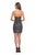 La Femme - 28229 Strapless Sweetheart Short Dress In Black
