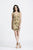 Ashley Lauren - 4001 Fully Beaded Cocktail Dress in Gold and Silver