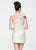 Ashley Lauren - 4005 Ruffled One Shoulder Pleated Sheath Dress in White