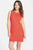 Donna Morgan - D3050M Vibrant Lace Sheath Dress in Orange