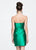 Ashley Lauren - 4008 Asymmetrical Pleated Cocktail Dress in Green