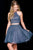 Lovely Two Piece Halter Short Dress  40110