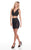 Rachel Allan Homecoming - 4015 Two Piece Sequin Embroidered Dress In Black