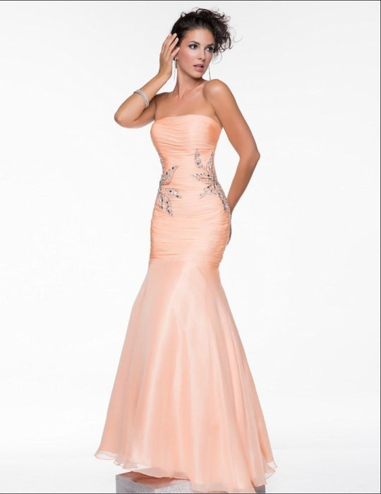 Nina Canacci - 4019 Dress in Peach