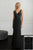 Adrianna Papell - 40219 Sleeveless V Neck Beaded Chiffon Sheath Dress In Black