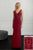 Adrianna Papell - 40219 Sleeveless V Neck Beaded Chiffon Sheath Dress In Red