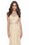 Shail K - 40226 Geometric Stripes Rhinestone Sleeveless Mermaid Gown
