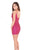 Rachel Allan Homecoming - 4024 Fully Beaded Fitted Cocktail Dress In Pink