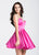 Ashley Lauren - 4027 Sweetheart Illusion Back Cocktail Dress in Pink