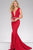 Beautiful V Neck Trumpet Long Prom Dress 40309